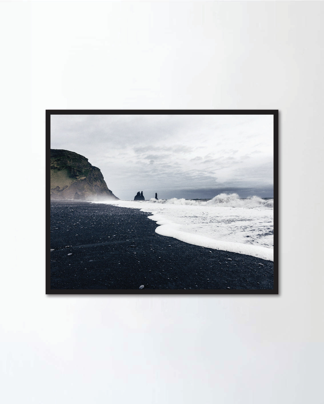 The black sand beach of Reynisfjara