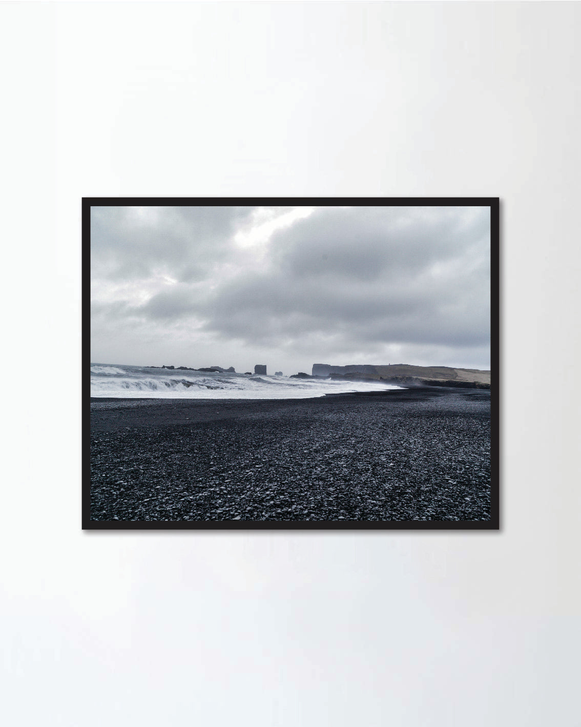 Reynisfjara black sand beach in Iceland