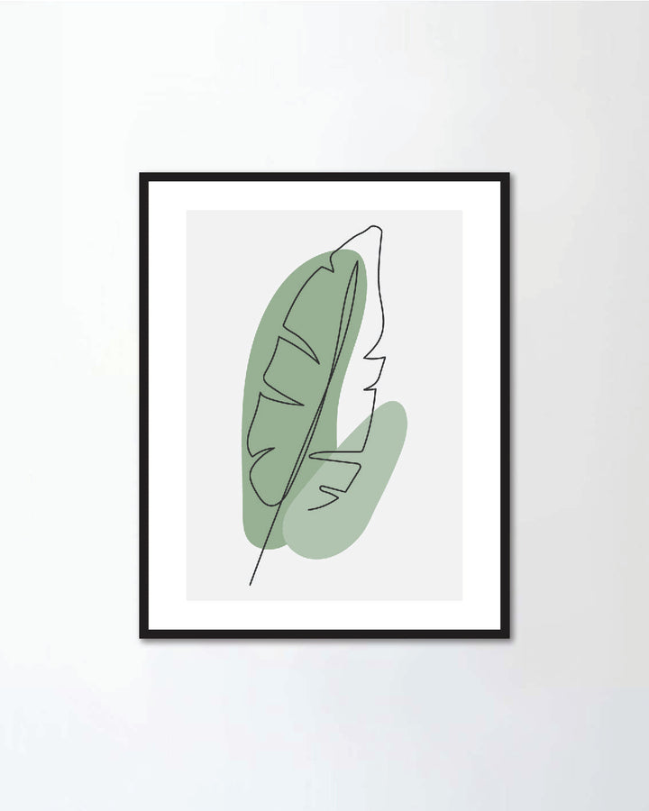 Botanical wall art vector set