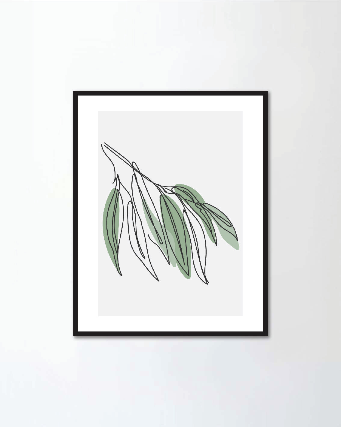 Botanical wall art vector set