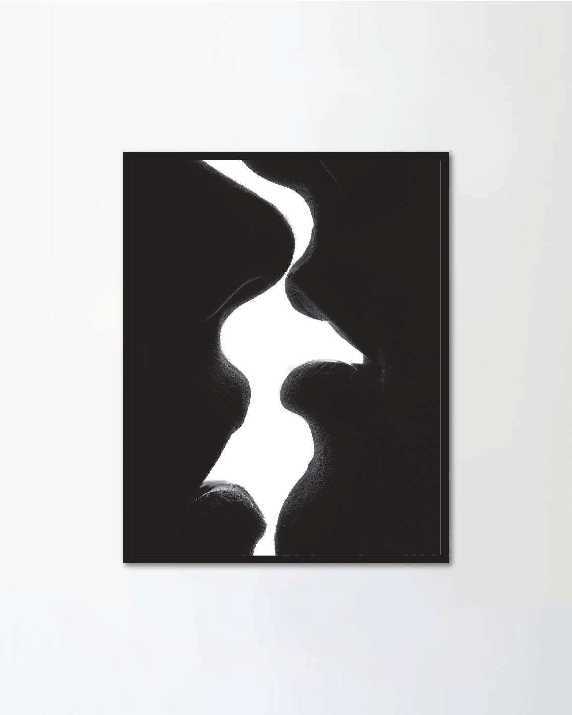 high-contrast twin portrait in backlight