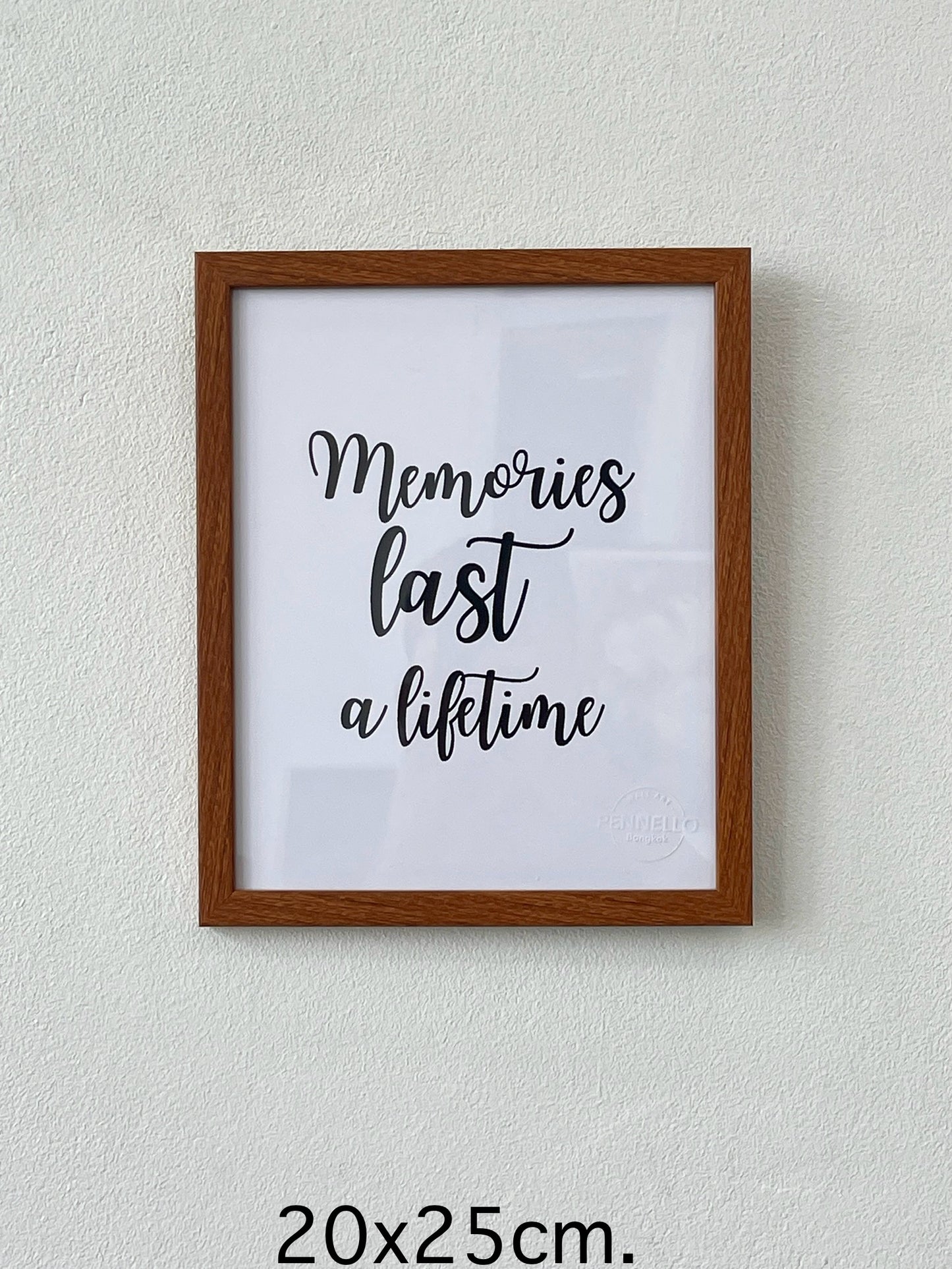 Memories last a lifetime