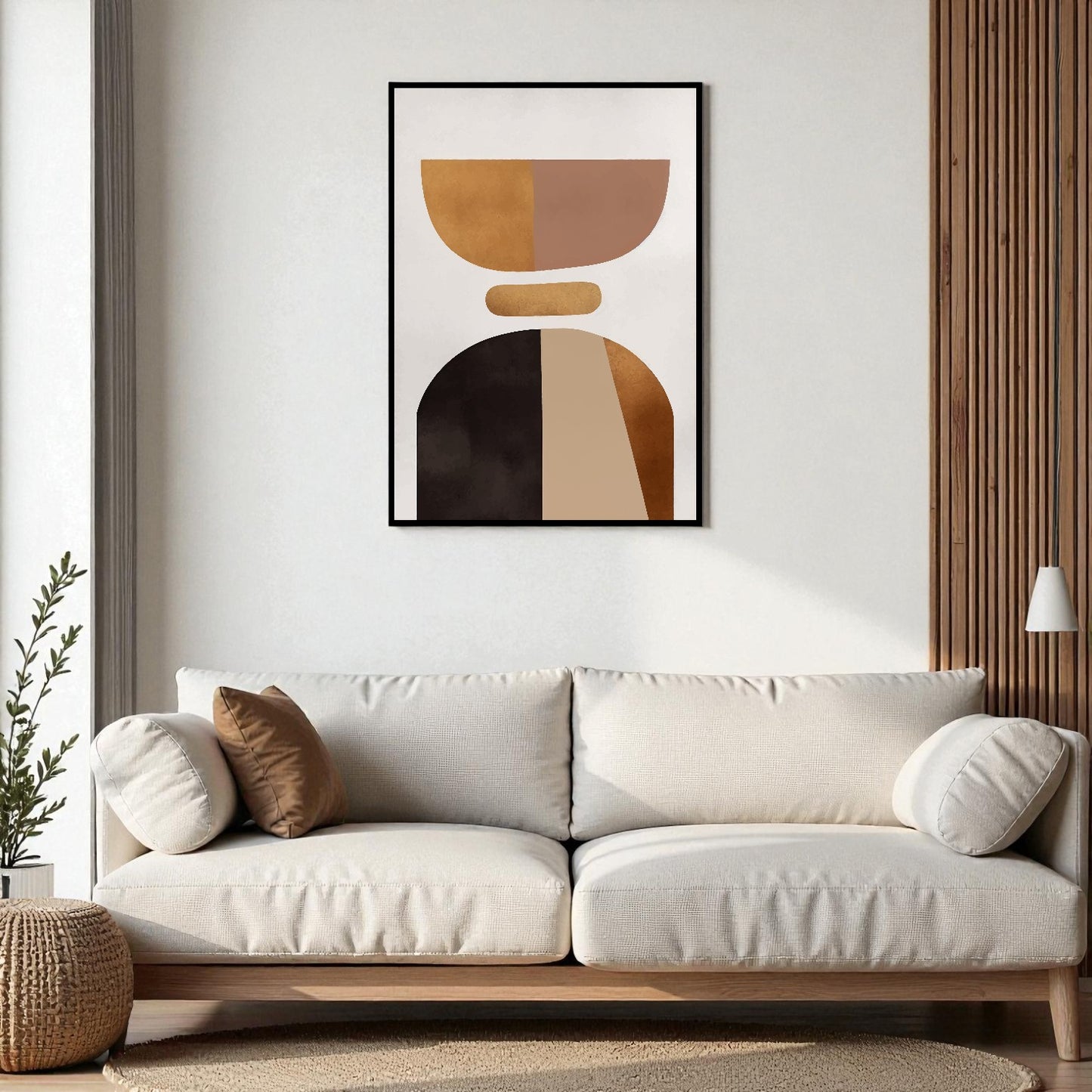 Abstract Brown (Canvas)