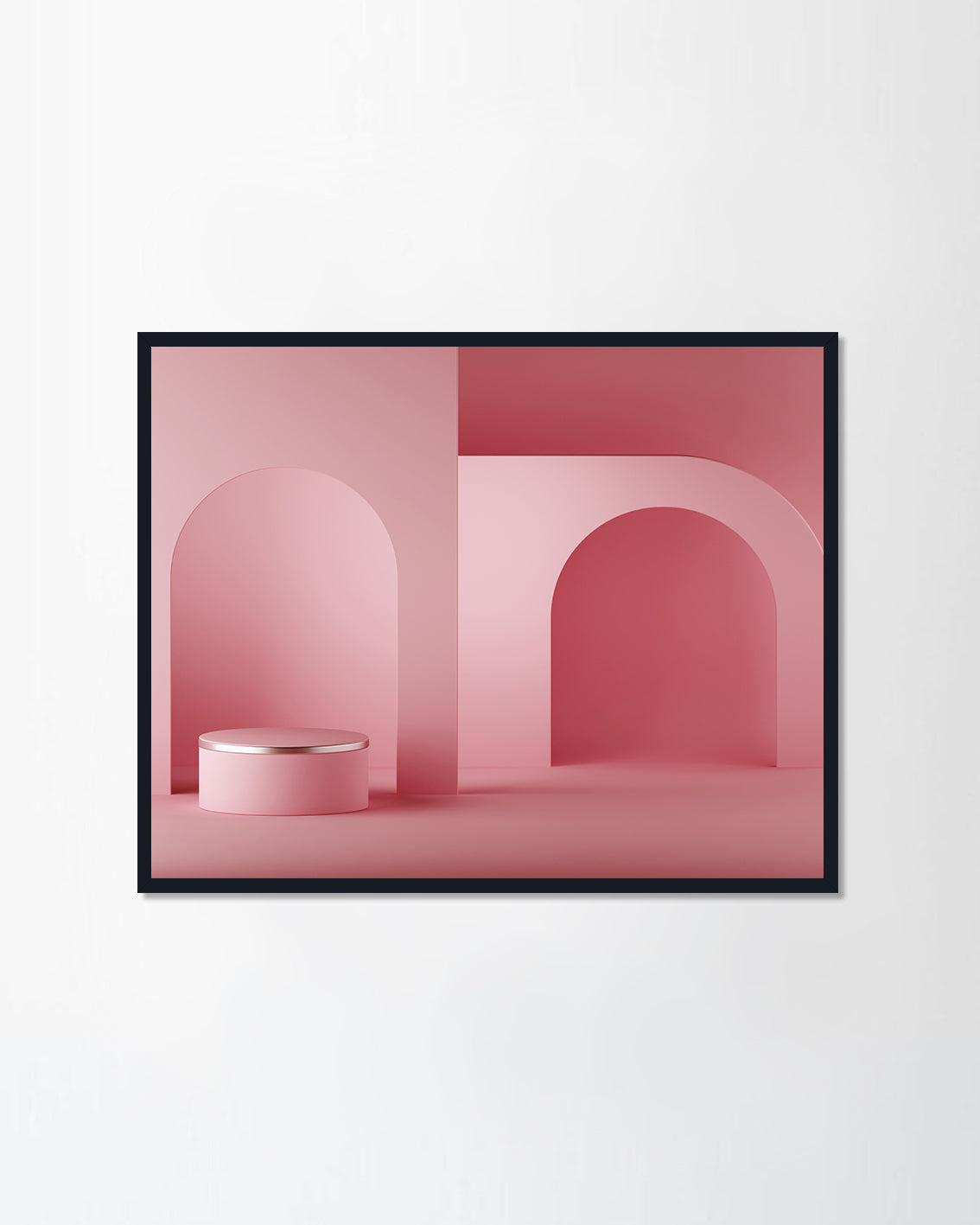 Empty cylinder podium