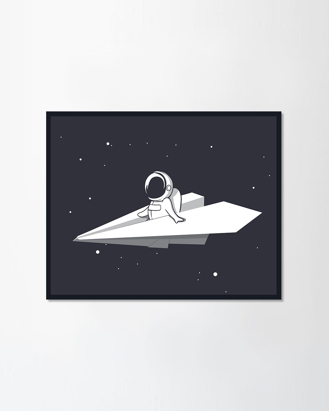 Airplane through universe