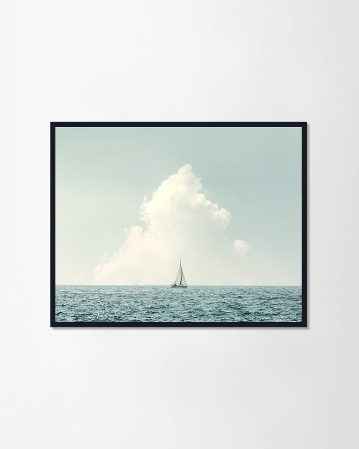 Boat sailing in the sea