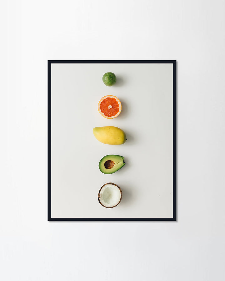 Summer tropical fruits