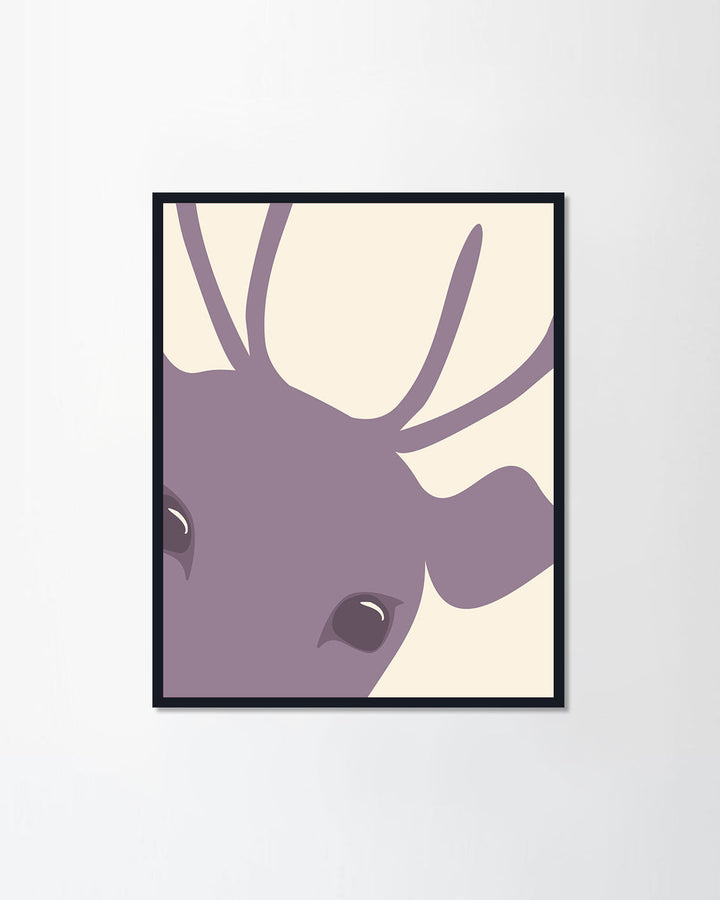 Deer with antlers