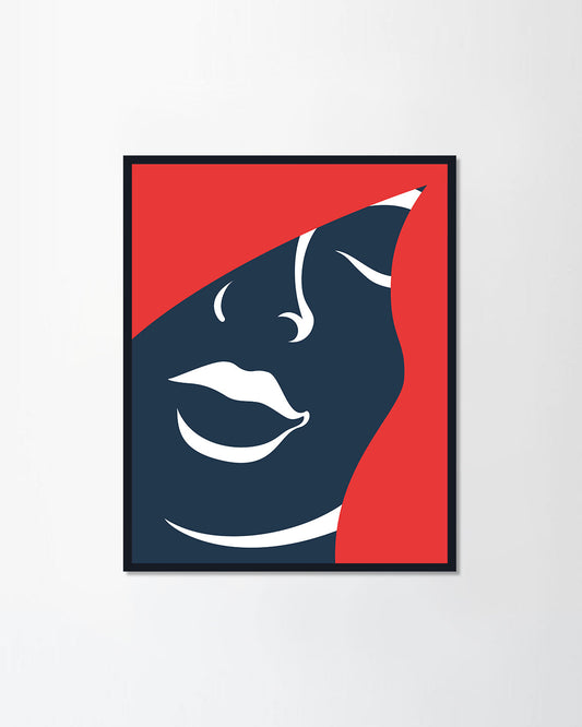 Silhouette of a woman