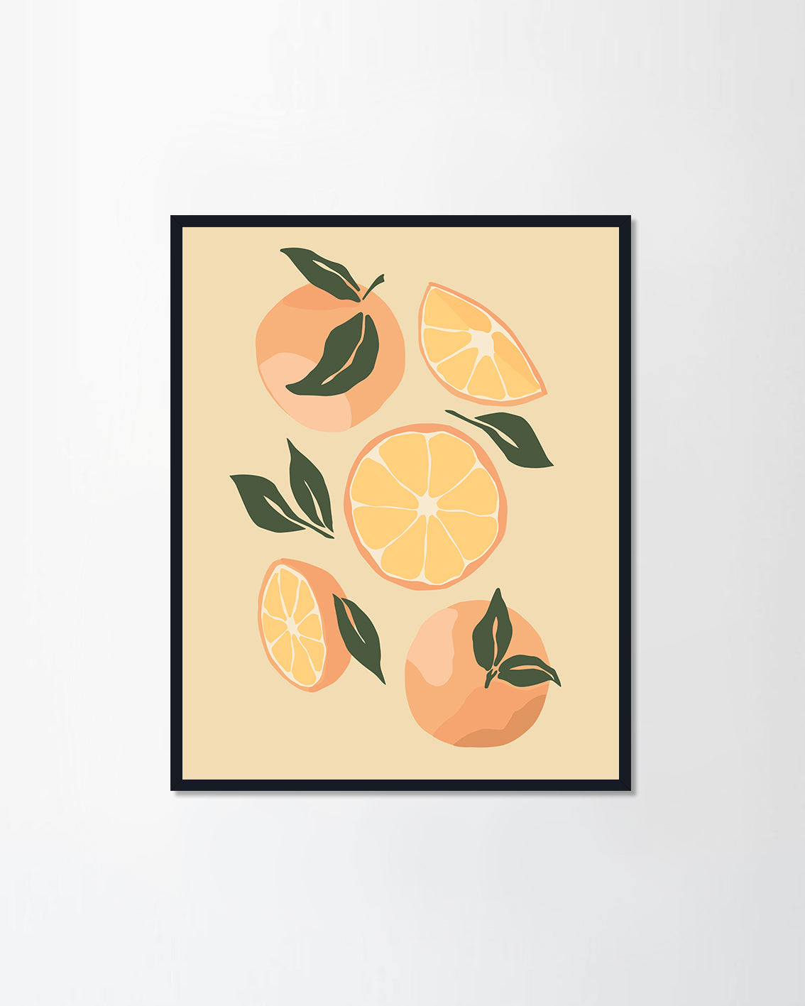 Still life with oranges