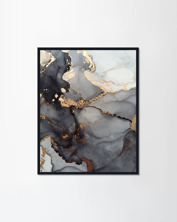 Luxury abstract fluid art painting