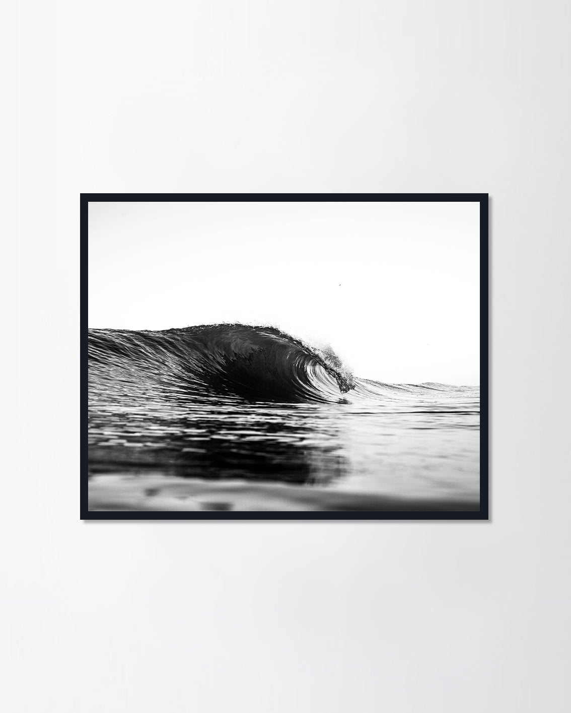 Wave breaking on a beach in New York