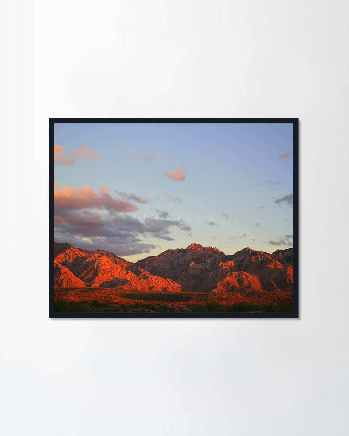 A blue sky in Tucson, Arizona desert