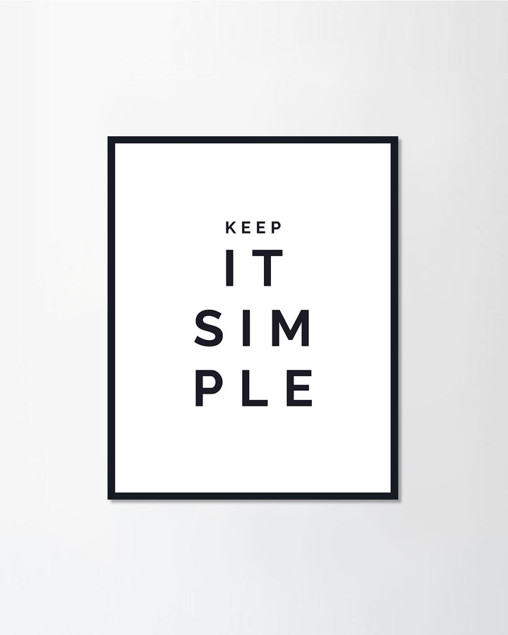 Keep It Simple