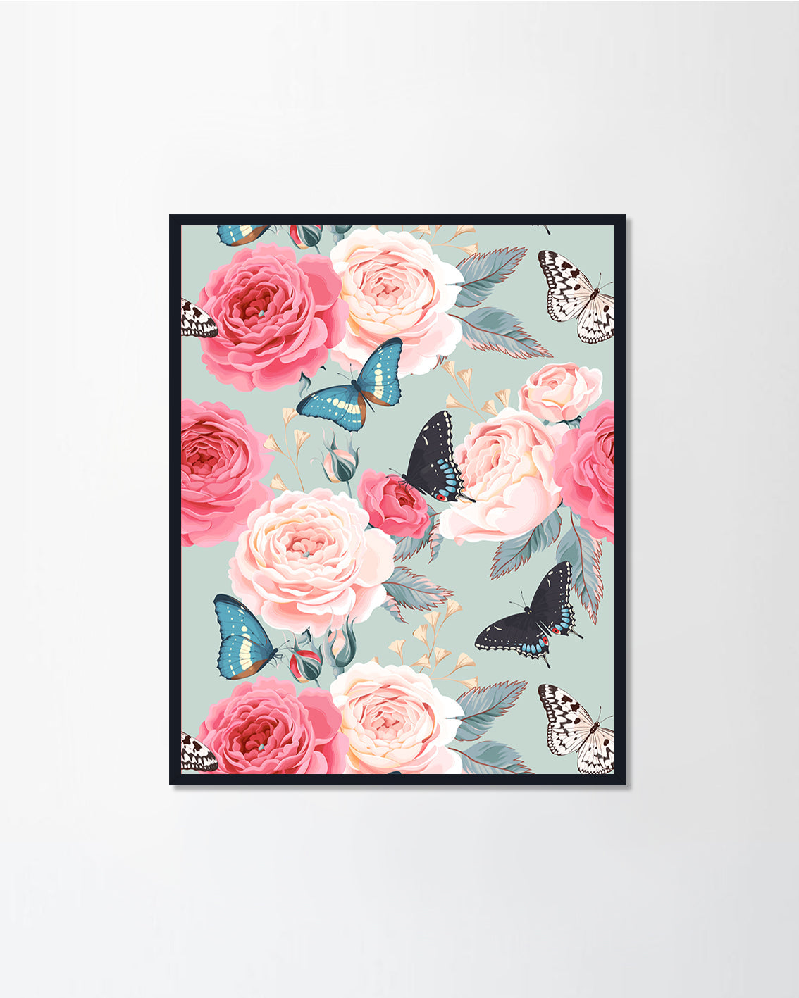 Rose & Butterfly