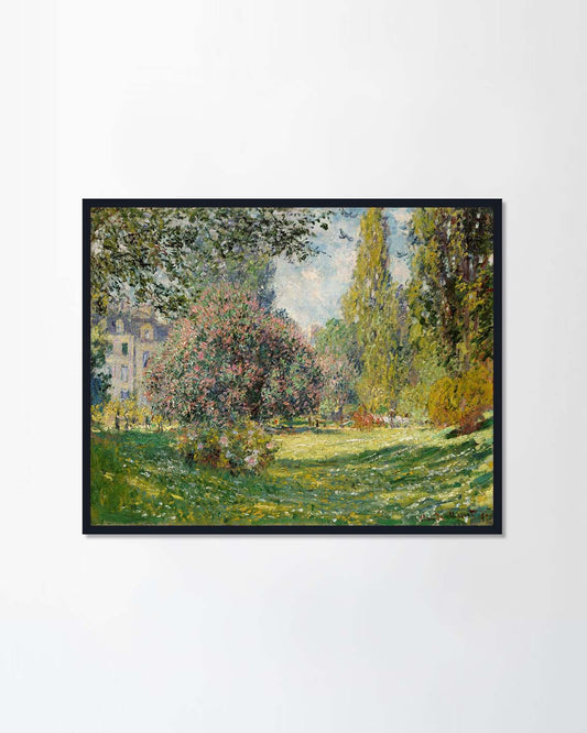 The Parc Monceau, by Claude Monet, 1876