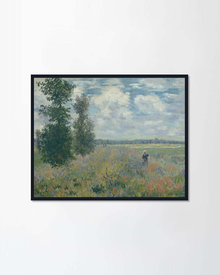 Poppy Fields by Claude Monet, 1875, French