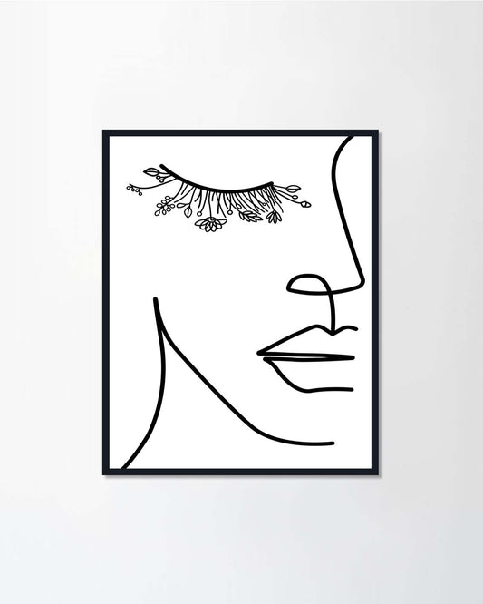 Art of half face