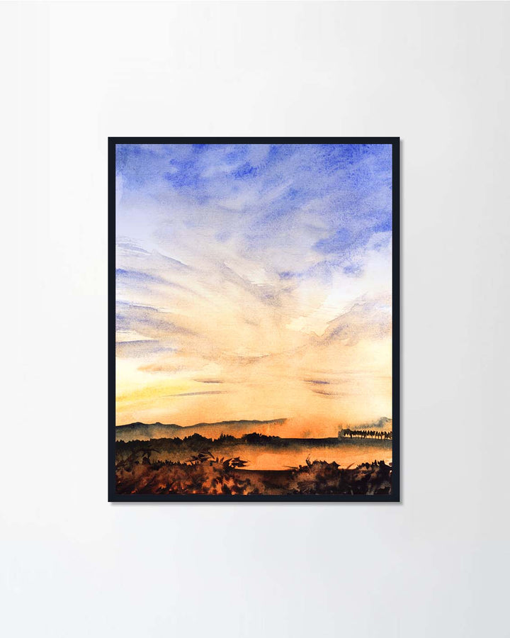 Whimsical clouds floa