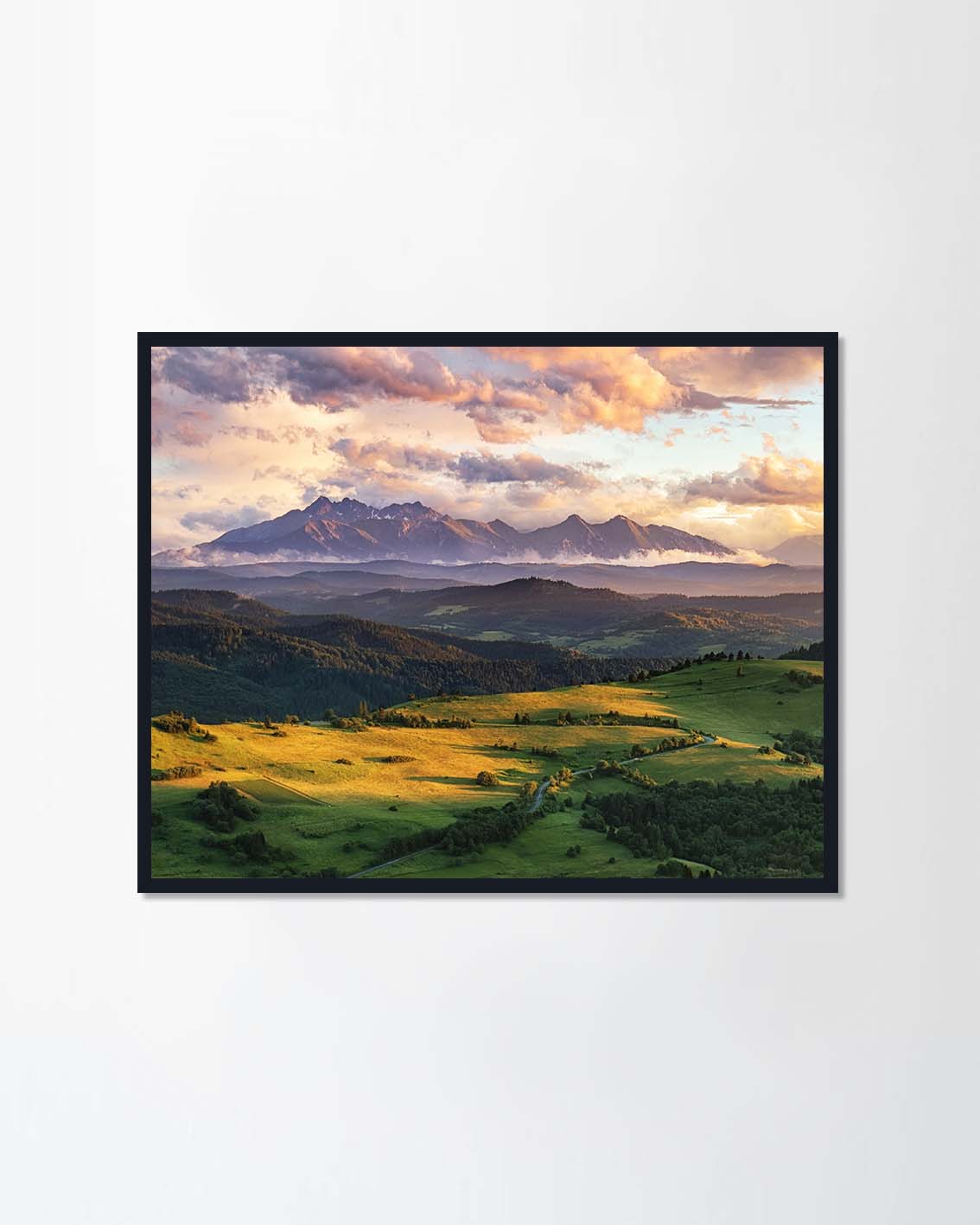 summer mountain landscape in slovakia