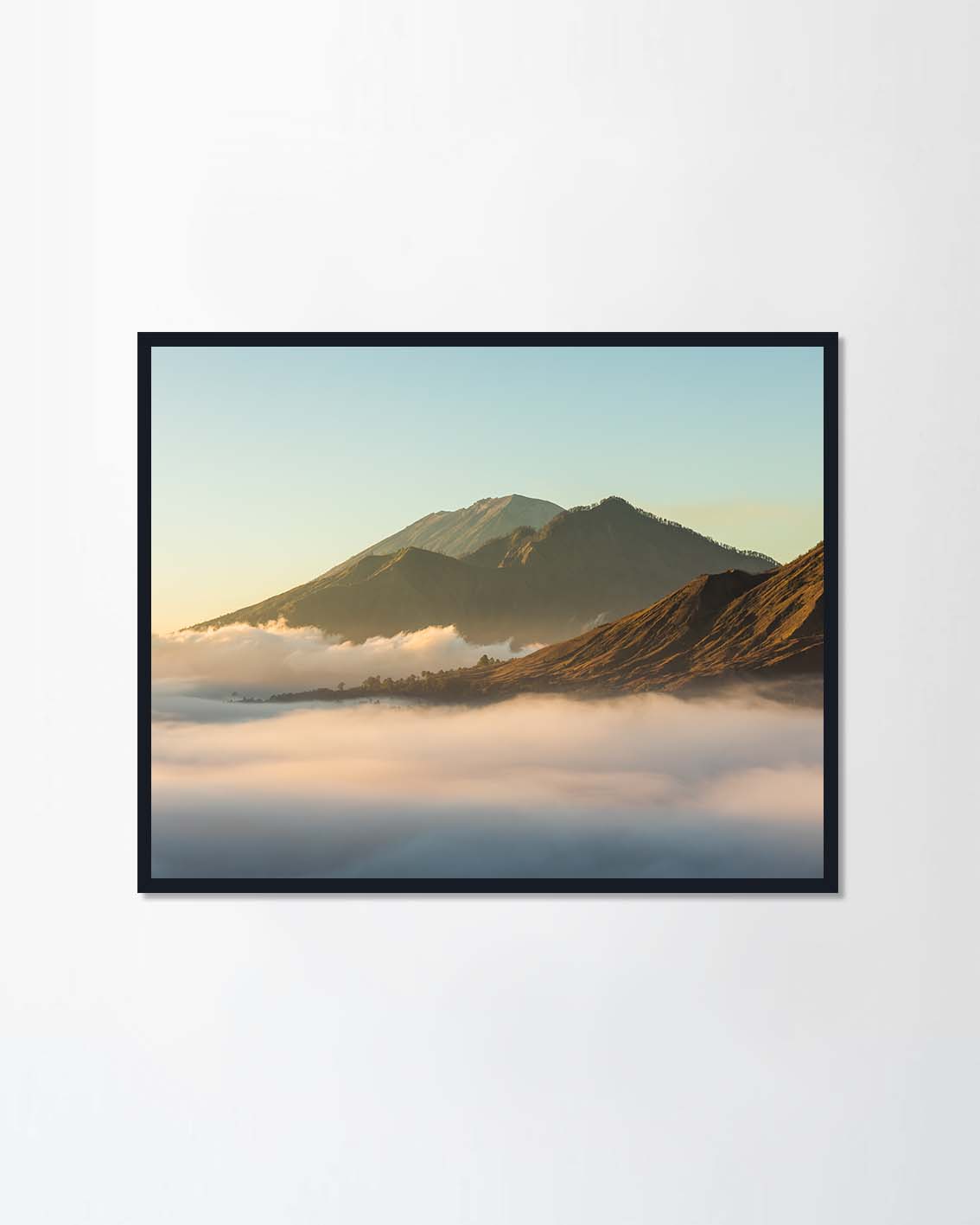 Abang and Agung volcano in Bali (Canvas)