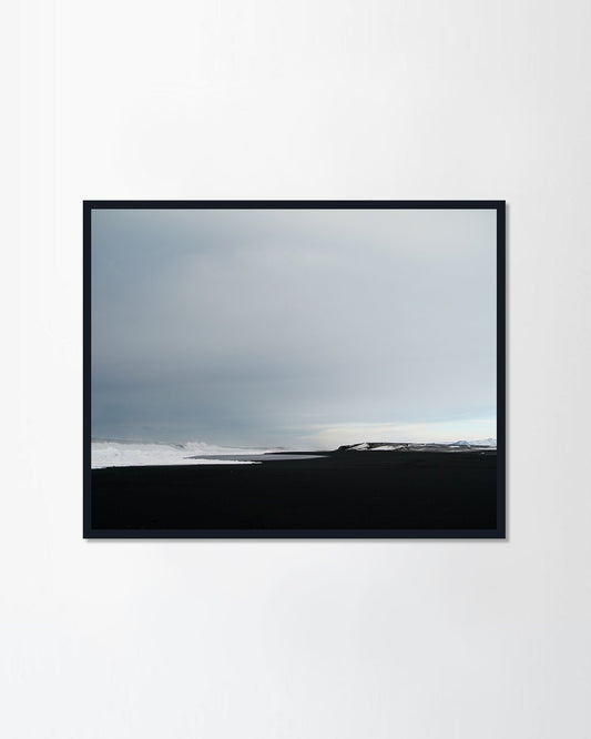 Sand beach in Iceland