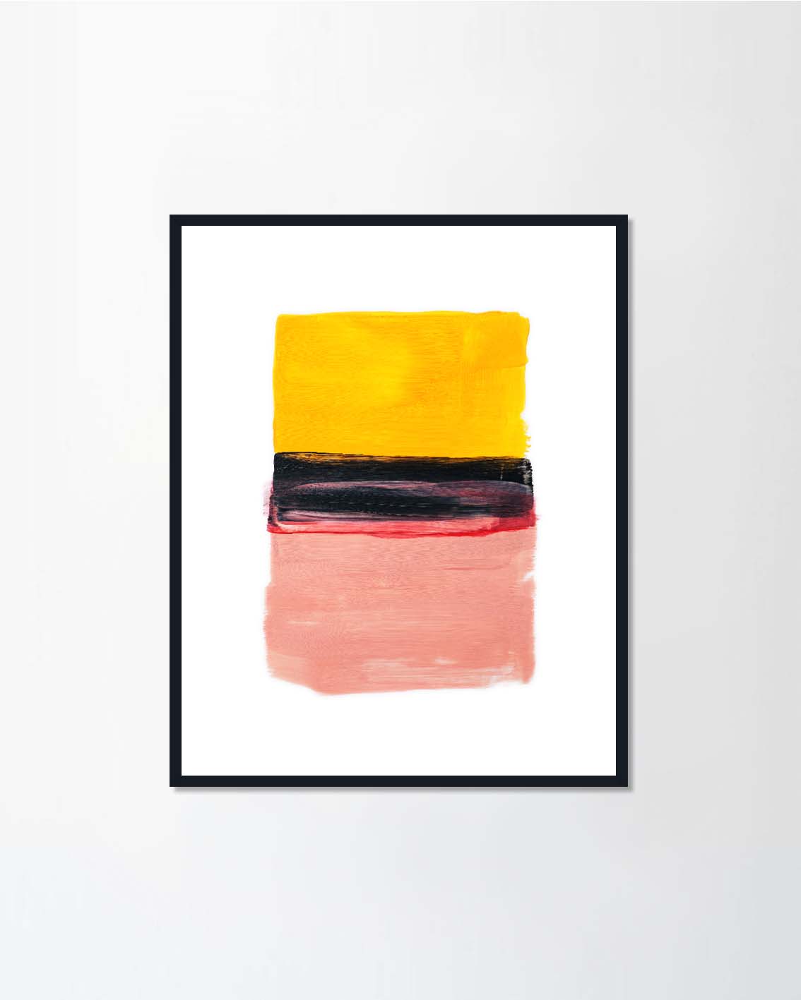 Brushstrokes of paint