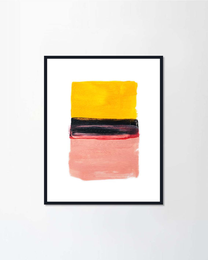 Brushstrokes of paint