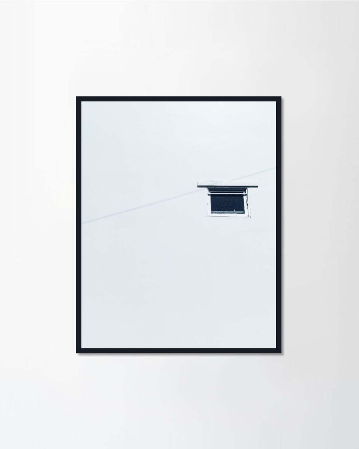 White wall with window