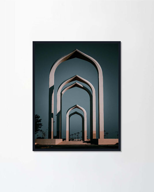 Roundabout of tabuk, saudi arabia