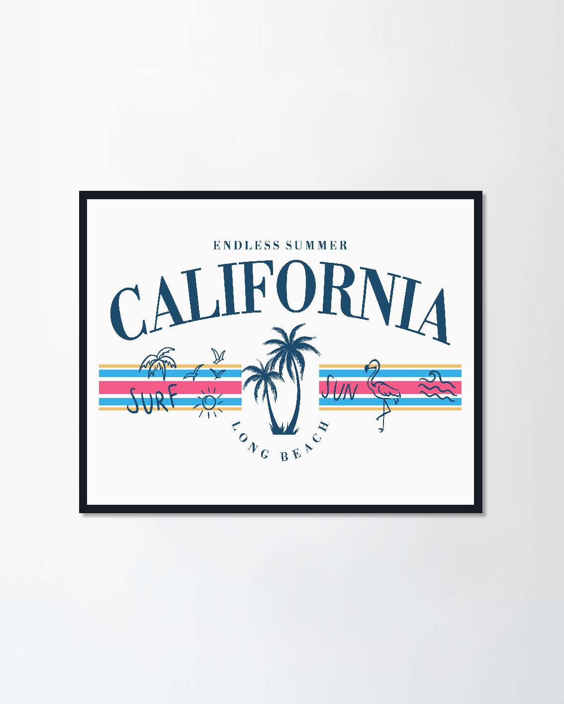 California vector illustration