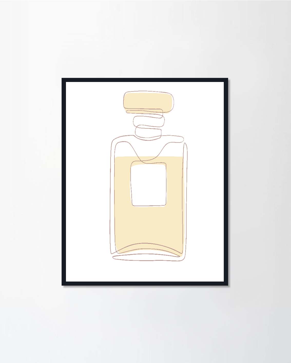 Perfume glass bottle