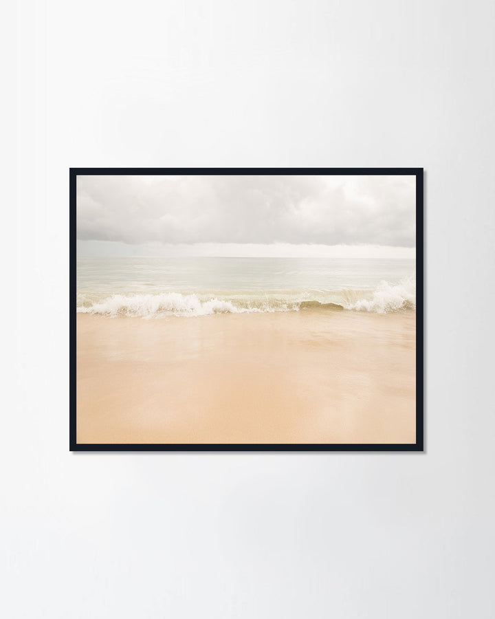 Soft waves on the beach