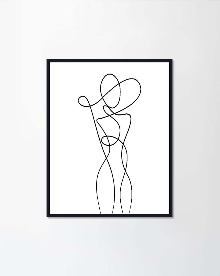 Abstract Woman Body Continuous