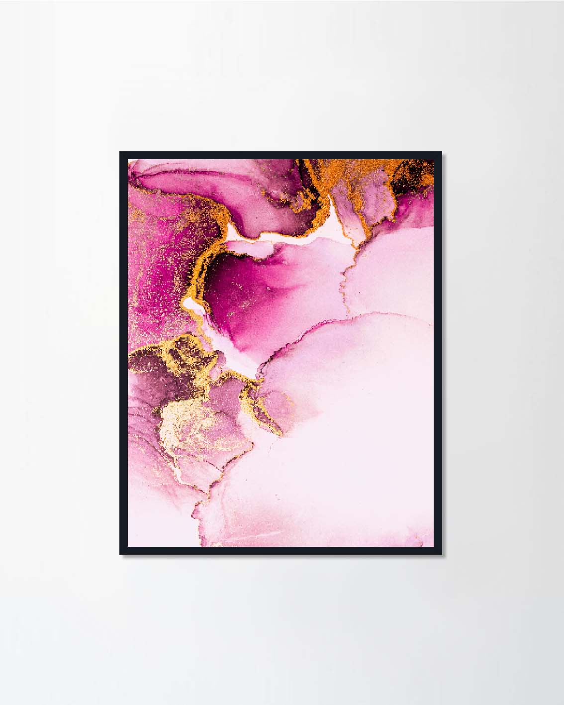 Pink gold abstract