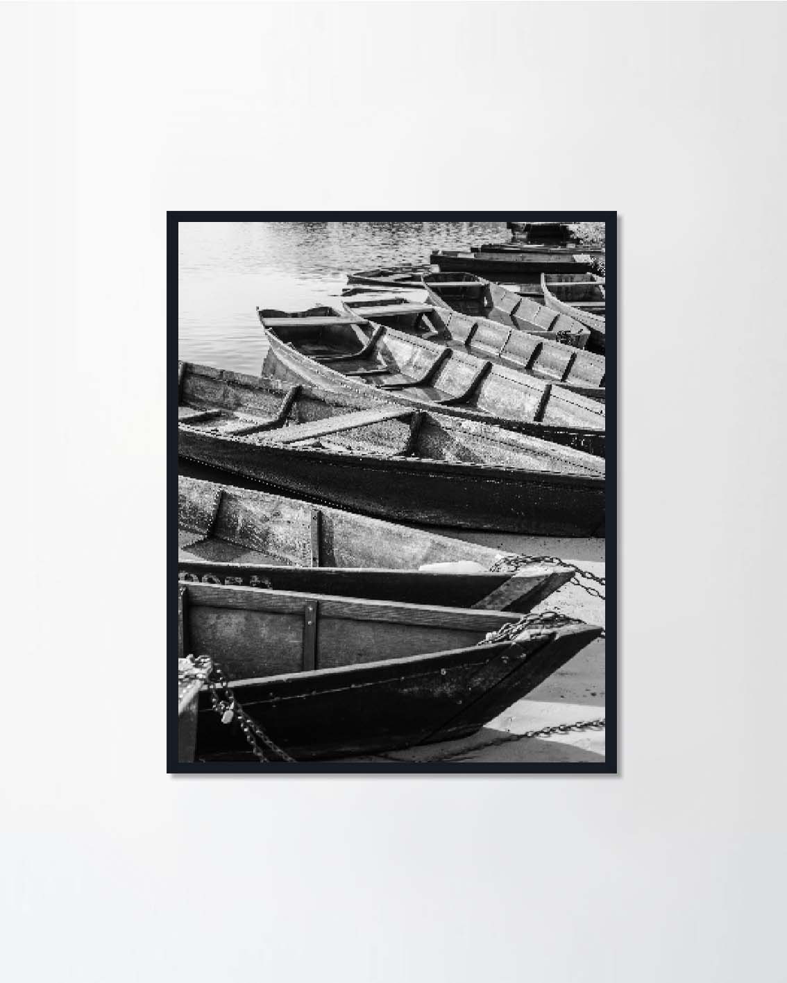 Wooden authentic old boats