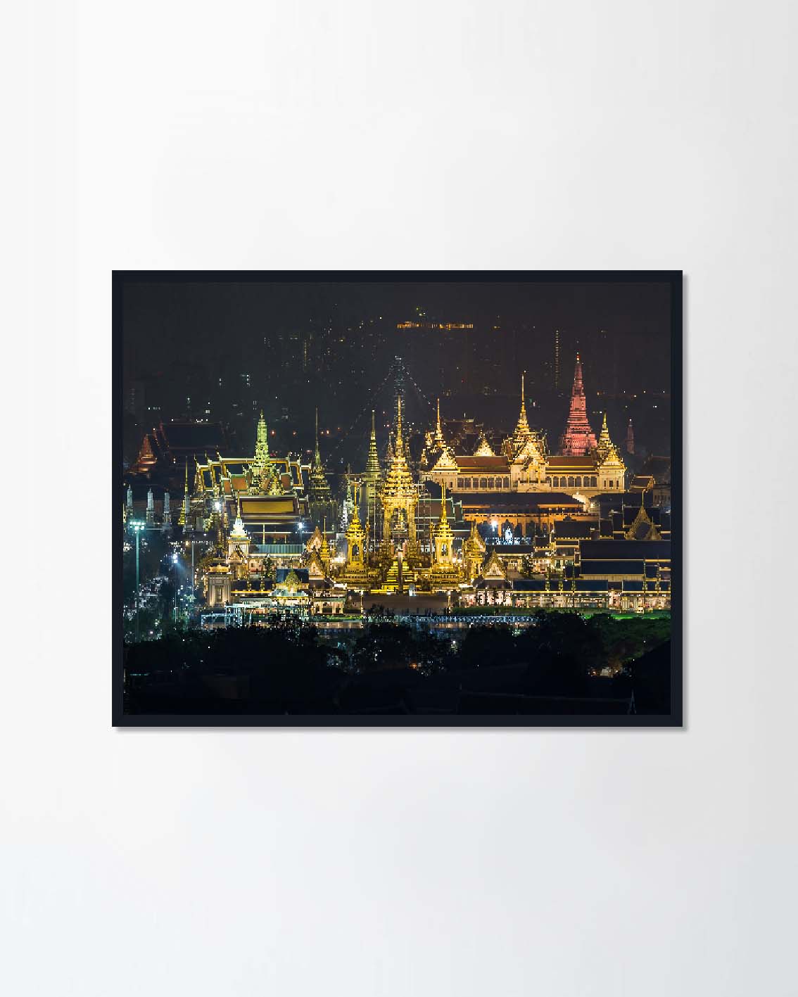 Light up of The royal funeral pyre