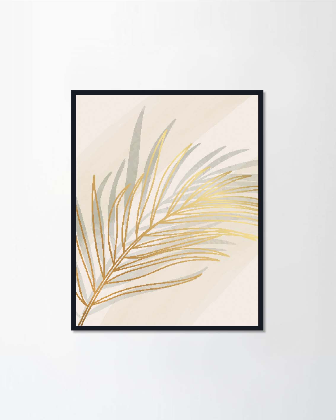 Golden foliage line art l