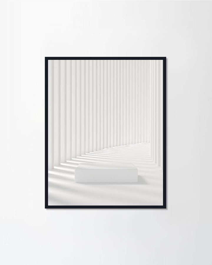 Mock up scene with empty