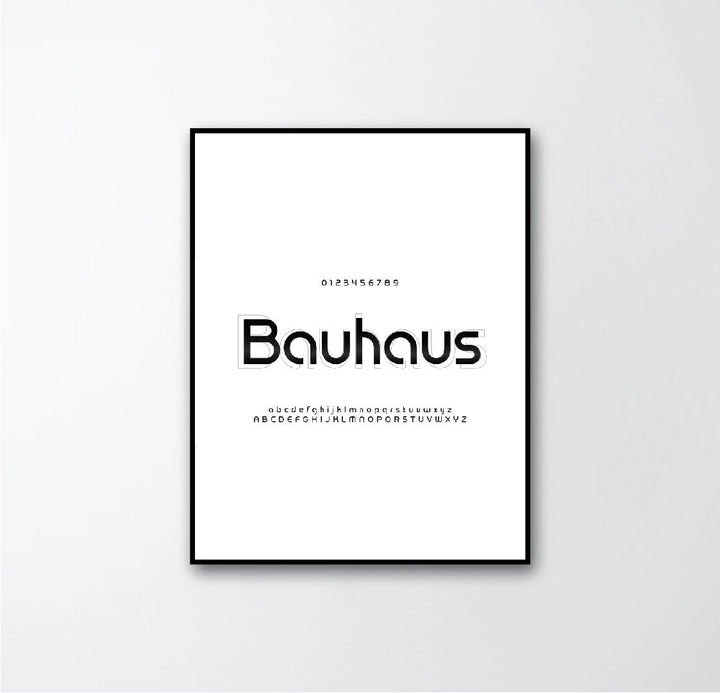bauhaus alphabet