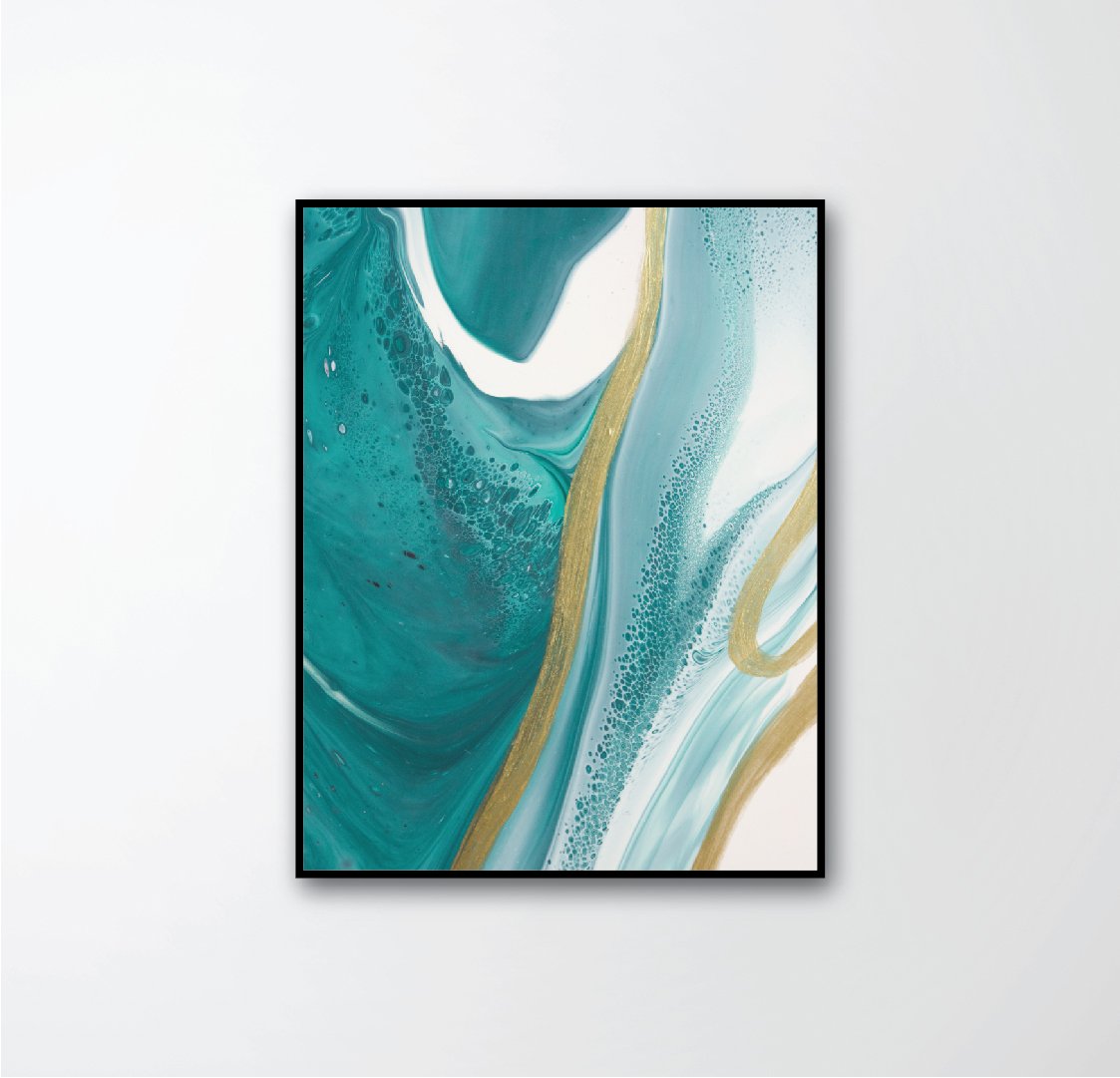 Closeup of the painting