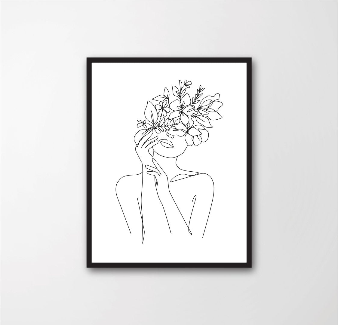 Woman with Flowers