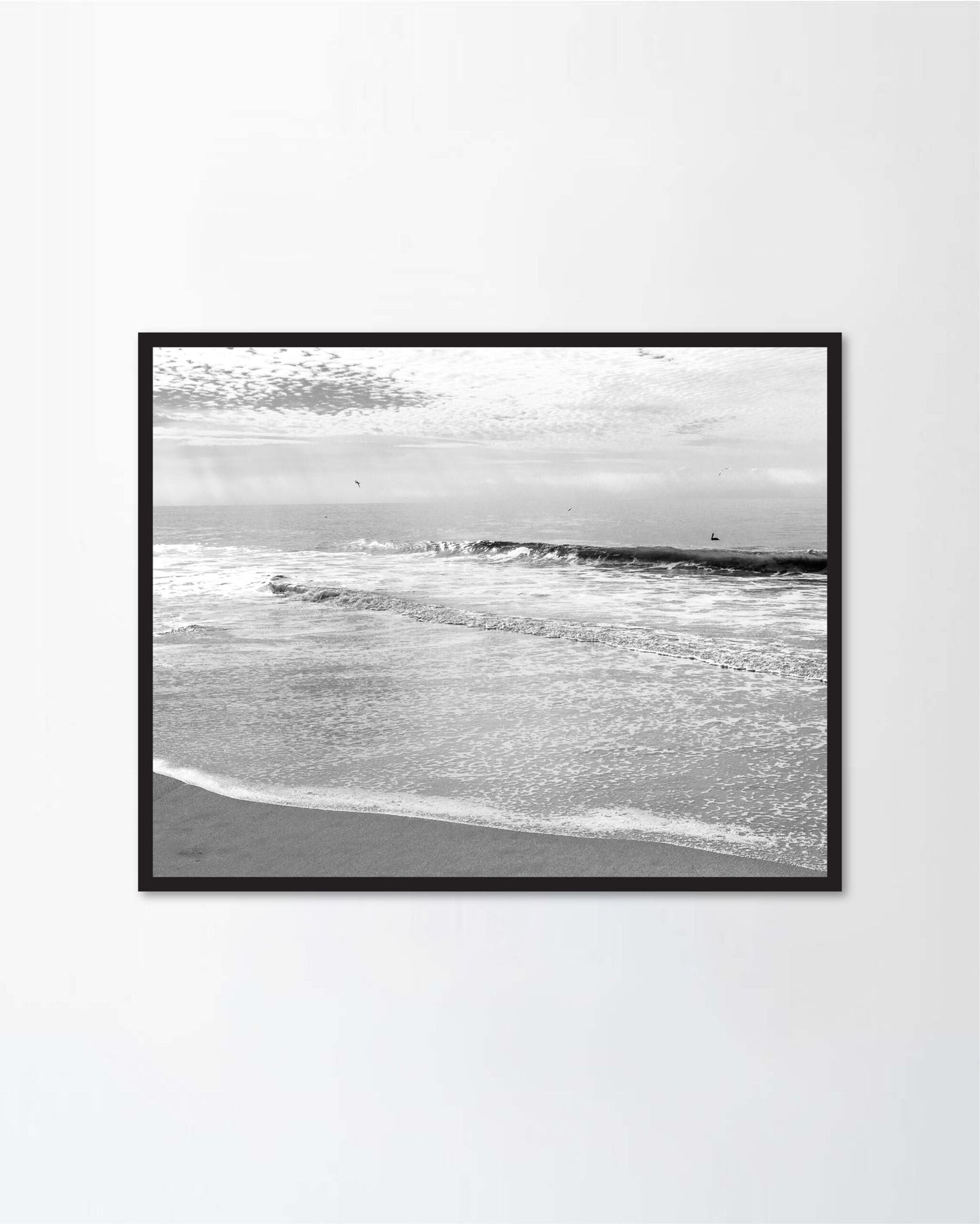 Beautiful beach scenery with dramatic hues