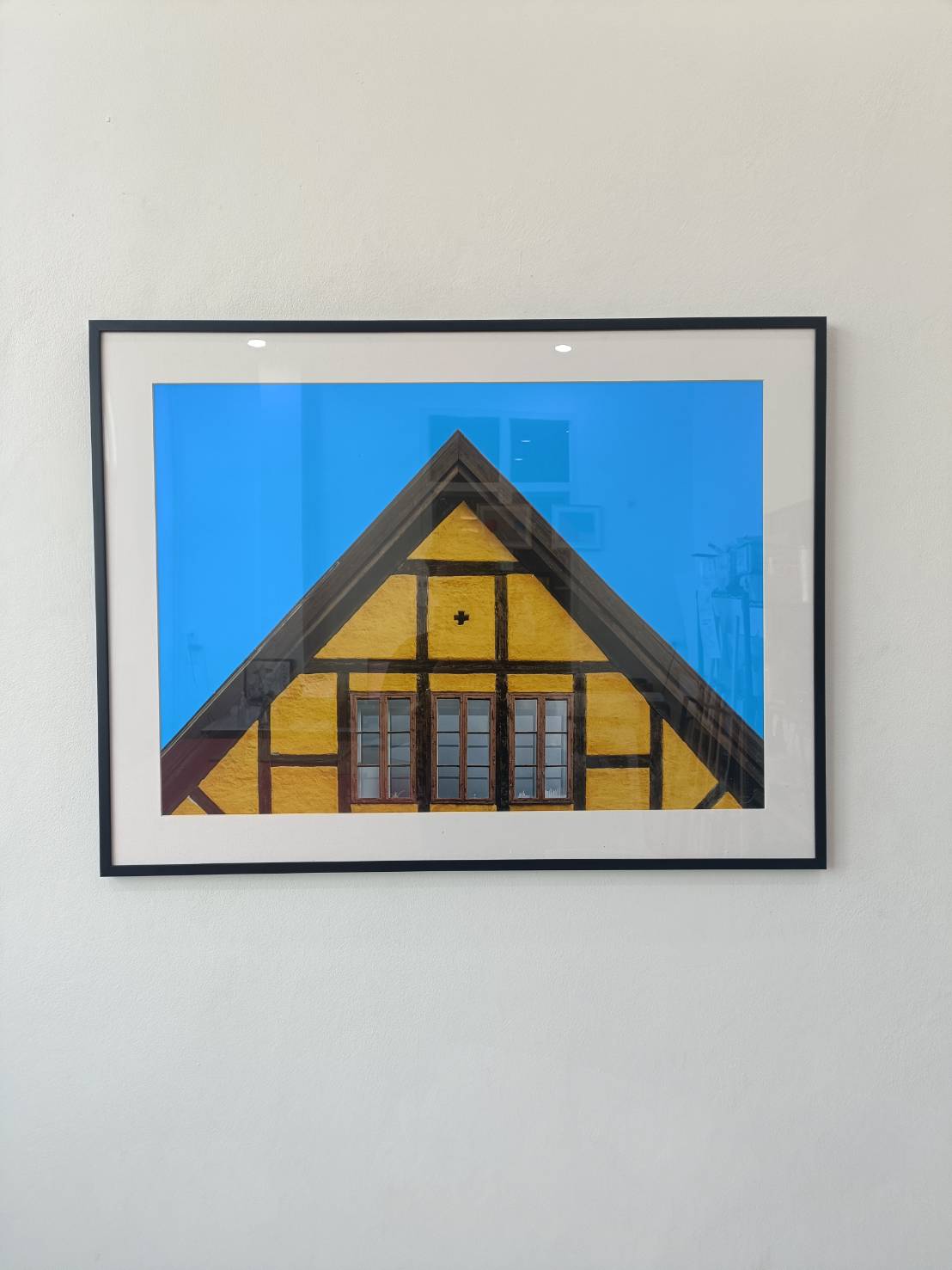 Half-timbered old house in Oslo, Norway