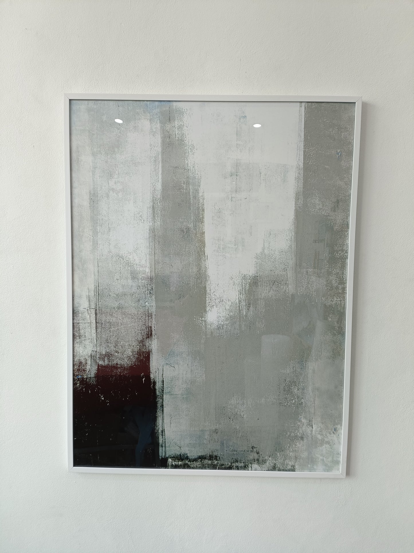 Grey Abstract Art Painting
