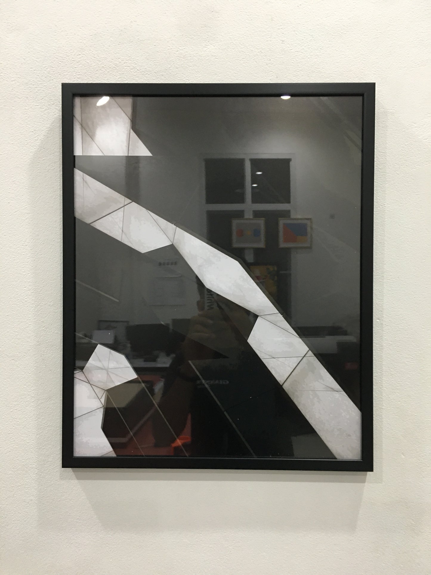 Black and white wall panels