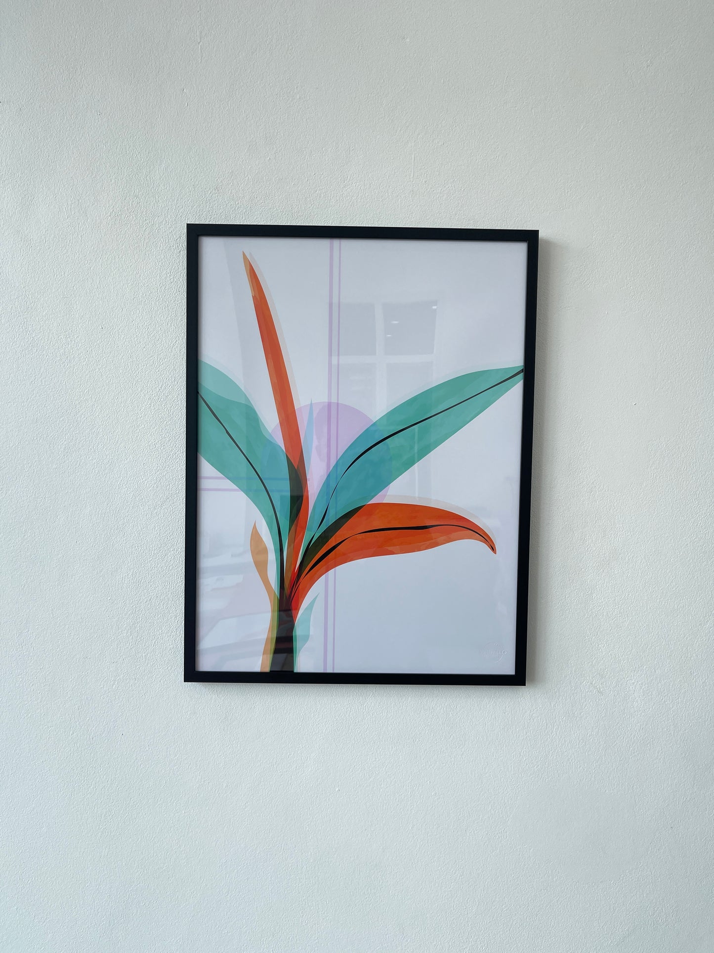 watercolor flower and leaves lll