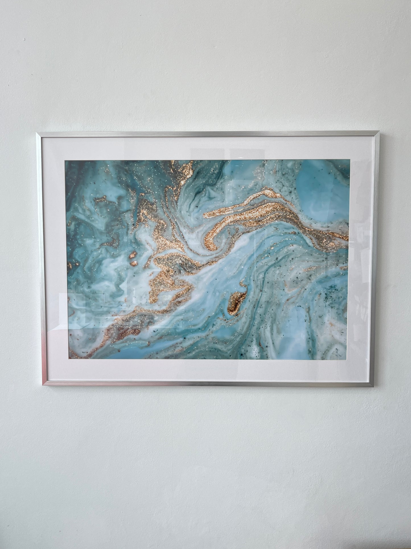 Marble texture. Eastern technique ebru.