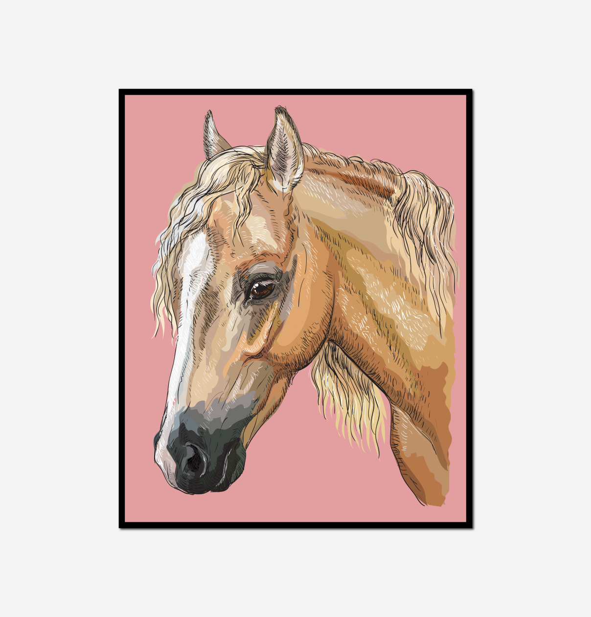 horse pink