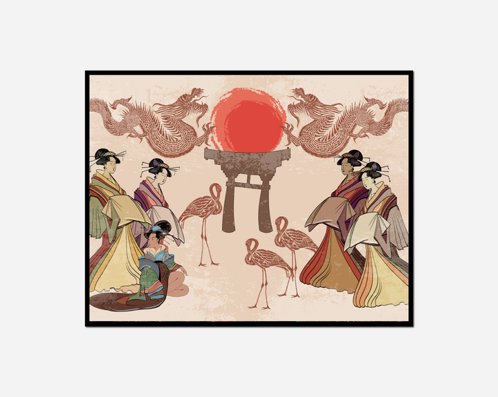 many people group flamingos sun